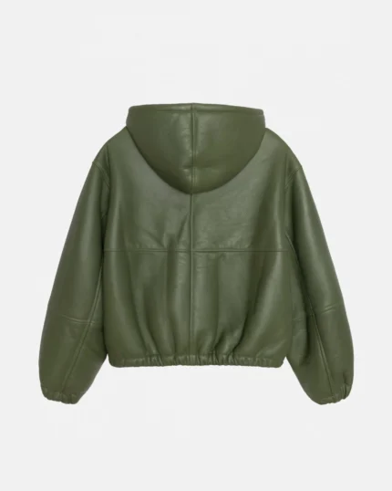 STUSSY WORK JACKET SHEARLING GREEN