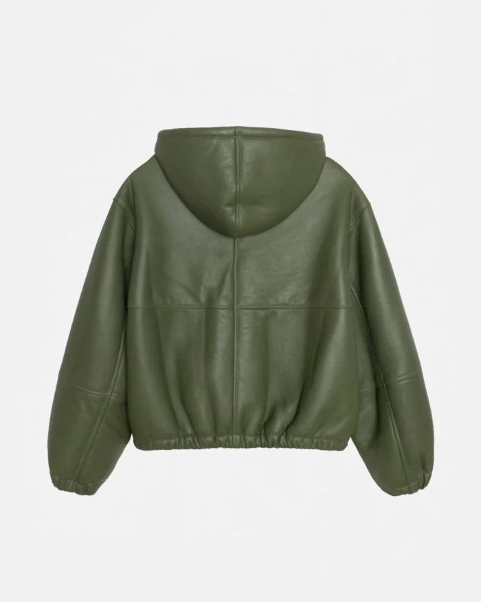 STUSSY WORK JACKET SHEARLING GREEN