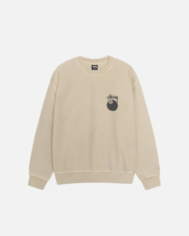 BASIC STÜSSY CREW ASH HEATHER