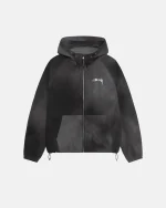 STUSSY BEACH SHELL WAVE DYE BLACK