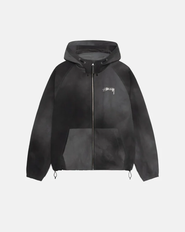 STUSSY BEACH SHELL WAVE DYE BLACK