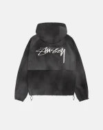 STUSSY BEACH SHELL WAVE DYE BLACK