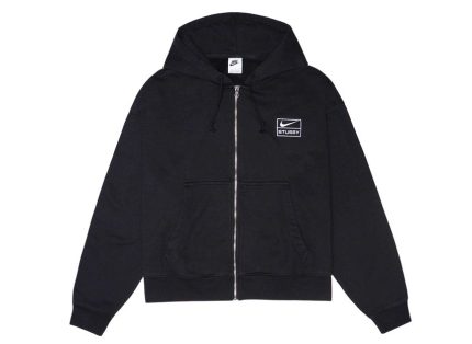 Nike x Stussy Washed Fleece Hoodie Black