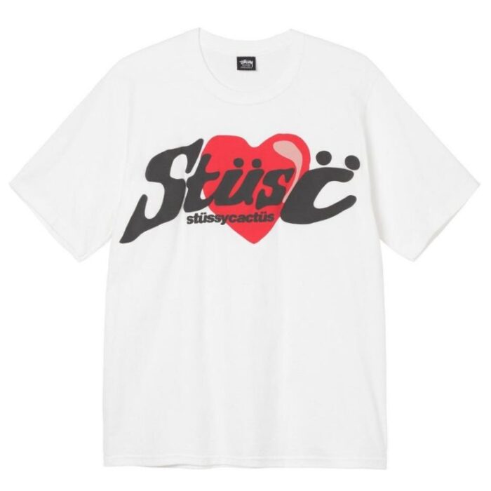 Stussy Cactus Plant Flea Market CPFM T-Shirt White